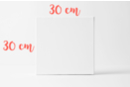 Châssis carré 30 x 30 cm - Châssis et Cartons toilés - 10doigts.fr