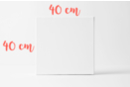Châssis carré 40 x 40 cm - Châssis et Cartons toilés 10713 - 10doigts.fr