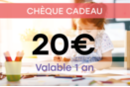 Chèque cadeau 20€ - Chèques Cadeaux KD020 - 10doigts.fr