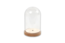 Cloche sur un socle en bois - 12 cm - Boule à neige, Cloche - 10doigts.fr