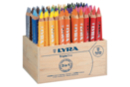 Coffret de 96 crayons de couleurs aquarellables LYRA Triple One - Crayons de couleur 11622 - 10doigts.fr