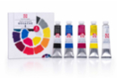 Coffret gouache extra-fine - 5 x 20 ml - Gouache fine artiste : des couleurs opaques et lumineuses 60418 - 10doigts.fr