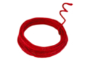Corde jute armée 3 m - Bordeaux - Corde naturelle - 10doigts.fr