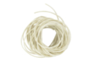 Cordon en coton ciré écru- 5 m - Ø 1 mm - Fil coton, échevette - 10doigts.fr