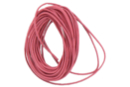 Cordon en cuir Ø 1 mm  - Fuchsia - Cordon cuir 11714 - 10doigts.fr
