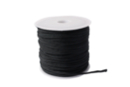 Bobine de 18 mètres de cordon polyester queue de rat noir ø 1,7 mm - Bracelets 14513 - 10doigts.fr