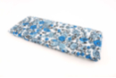 Coupon de tissu en coton imprimé ( 43 x 53 cm ) - fleur bleu - Coupons de tissus 30127 - 10doigts.fr