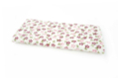 Coupon de tissu en coton imprimé ( 43 x 53 cm ) - fleur bordeau et rose - Coupons de tissus 30125 - 10doigts.fr