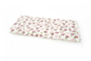 Coupon de tissu en coton imprimé ( 43 x 53 cm ) - fleur bordeau et rose - Coupons de tissus 30125 - 10doigts.fr