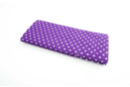 Coupon de tissu en coton imprimé ( 43 x 53 cm ) - pois violet - Coupons de tissus 30131 - 10doigts.fr
