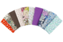 Coupons de tissu en coton imprimé (43 x 53 cm) - 10 motifs assortis - Coupons de tissus - 10doigts.fr