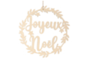 Couronne en bois Joyeux Noël - Couronnes de Noël - 10doigts.fr