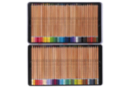 Crayons de couleur boîte en métal - 72 couleurs - Crayons de couleurs Beaux-Arts 60442 - 10doigts.fr