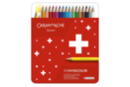 Crayons de couleurs Swisscolor - 18 couleurs - Fusains, sanguines & craies 60201 - 10doigts.fr
