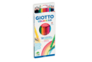Crayons Giotto Colors 3.0 - Pochette 12 crayons - Crayons de couleurs 12716 - 10doigts.fr