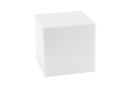 Cube en polystyrène 8 cm, à l'unité - Formes à décorer - Polystyrène - 10doigts.fr