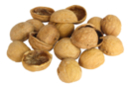 Demi coquilles de noix - 50 pièces - Fleurs séchées, pommes de pin - 10doigts.fr