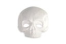 Demi masque tête de mort 17,5 x 5,5 cm. Hauteur : 18 cm - Masques - 10doigts.fr