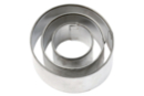 Emporte-pièces rond - 3 tailles (largeur : 6 cm - 5 cm - 4 cm) - Emporte-pièces créatifs pour enfants 01556 - 10doigts.fr