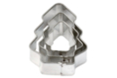 Emporte-pièces sapin - 3 tailles (largeur : 3.5 cm - 2.5 cm - 1.5 cm) - Emporte-pièces créatifs pour enfants 16199 - 10doigts.fr