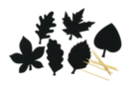 Feuilles d’arbre à gratter - 6 pièces - Kits créatifs Automne - 10doigts.fr