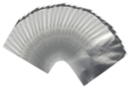 Feuilles de métal à repousser Argent - 25 feuilles - Métal à repousser 42713 - 10doigts.fr