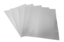 Feuilles de métal à repousser Argent - 5 feuilles - Métal à repousser - 10doigts.fr