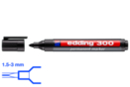 Marqueur permanent noir - Pointe large ogive 3 mm - Marqueurs permanents - 10doigts.fr