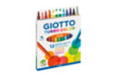Feutres Giotto Turbo Color - 1 boite de 12 feutres - Feutres pointes moyennes 08101 - 10doigts.fr