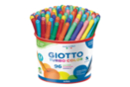 Feutres Giotto Turbo Color - 1 pot de 96 feutres - Feutres pointes moyennes 02854 - 10doigts.fr