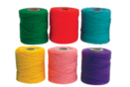 Fils coton, bobines de 30 mètres - Set de 6 couleurs - Bracelet brésilien - 10doigts.fr