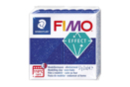 Fimo Effect 57gr - Bleu pailleté - N° 302 - Pâtes Fimo à l'unité 05829 - 10doigts.fr