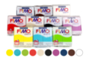 FIMO : Kit de 10 couleurs classiques  - Pâtes Fimo Soft 16516 - 10doigts.fr