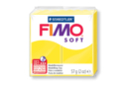 Fimo Soft 57gr - Jaune citron - N° 10 - Pâtes Fimo à l'unité 05802 - 10doigts.fr