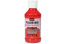 Flacon peinture de coulage 118 ml - rouge - Peinture marbling 44172 - 10doigts.fr