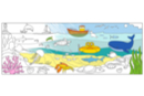 Fresque géante à colorier : La mer - Supports de Coloriages 19400 - 10doigts.fr
