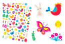 Gommettes de Pâques - 1 set (2 planches) - Gommettes Pâques 46320 - 10doigts.fr