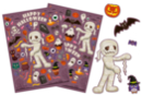 Gommettes Momies Halloween - 1 set (171 gommettes) - Gommettes Halloween - 10doigts.fr