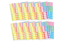 Gommettes rondes métallisées - 10 sets (3480 gommettes) - Gommettes rondes - 10doigts.fr