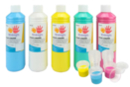 Gouache 10doigts effet craie, 500 ml - 5 couleurs - Craies, tableaux, ardoises 44666 - 10doigts.fr