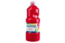 Gouache GIOTTO 1 litre Rouge écarlate (vrai rouge) - Peinture gouache liquide 12673 - 10doigts.fr