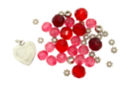kit bracelet perles à facettes roses - Bijoux, bracelets, colliers 34164 - 10doigts.fr