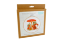 Kit broderie avec cercle en bois : Ecureuil - Tambours et toiles à broder 59131 - 10doigts.fr