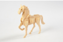 Cheval ou licorne 3D en bois naturel à monter - Maquettes en bois 33075 - 10doigts.fr