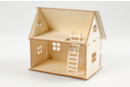 Kit maison 3D à construire - Maquettes en bois - 10doigts.fr
