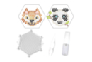 Kit Perles d'eau fusibles  renard & panda - Kits clés en main 36205 - 10doigts.fr