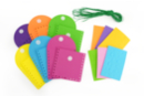 Kit pochettes à tisser - 6 pochettes - Kits Mercerie 56058 - 10doigts.fr