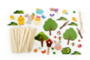 Kit scénettes de pâques à monter - 4 pièces - Kits créatifs Pâques 56068 - 10doigts.fr