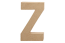 Lettre en carton papier mâché : Z - Lettres en carton 27725 - 10doigts.fr