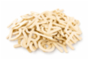 Lettres majuscules en bois naturel - 104 pièces - Déco en bois brut - 10doigts.fr